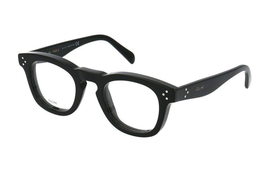 CELINE Acetate Round Eyeglass Frames Women's Black