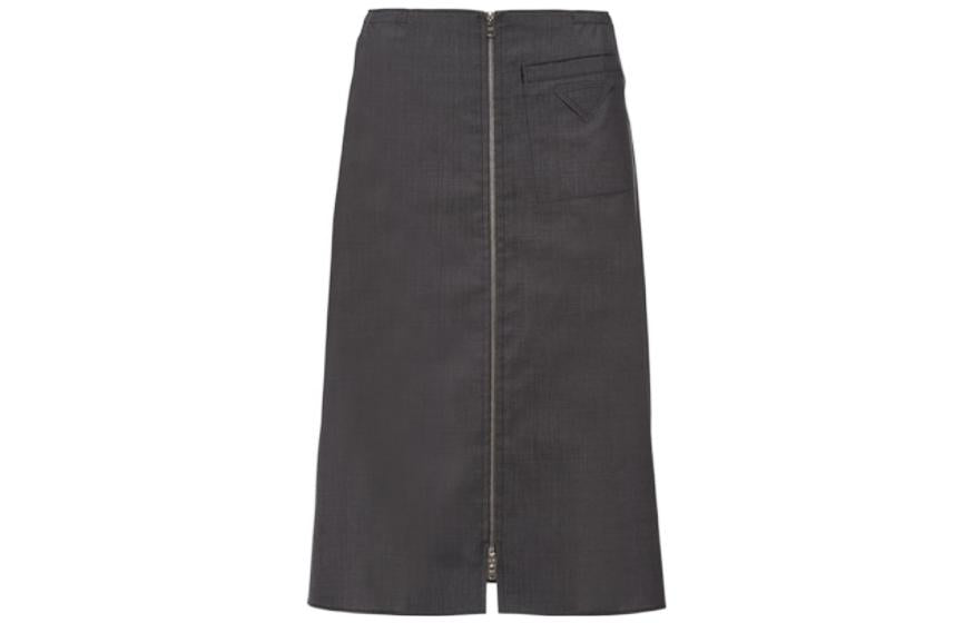 PRADA Casual Long Skirts Women's Gray