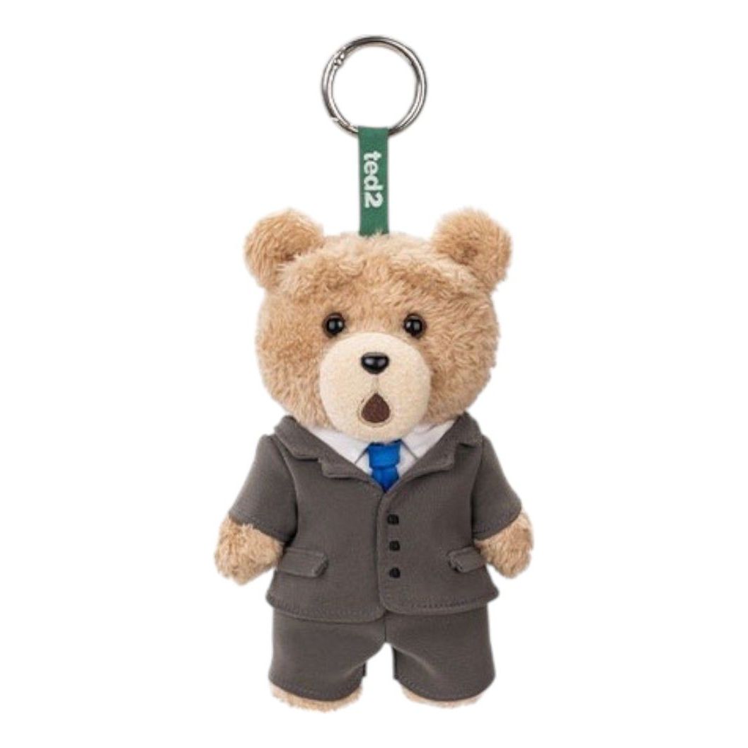 Pop Mart Ted2 Teddy Bear Action Plush Pendant 'Suit Bear' Secret Edition PPMT-2503-0035-825285752