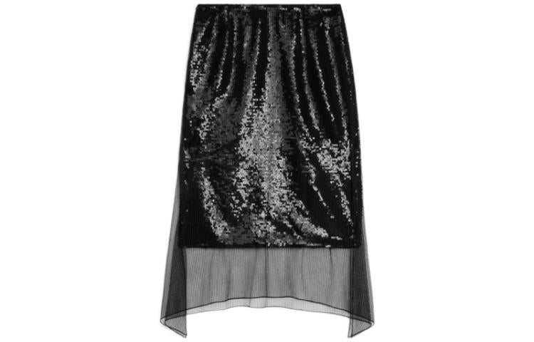 CELINE Casual Long Skirts Women's Black