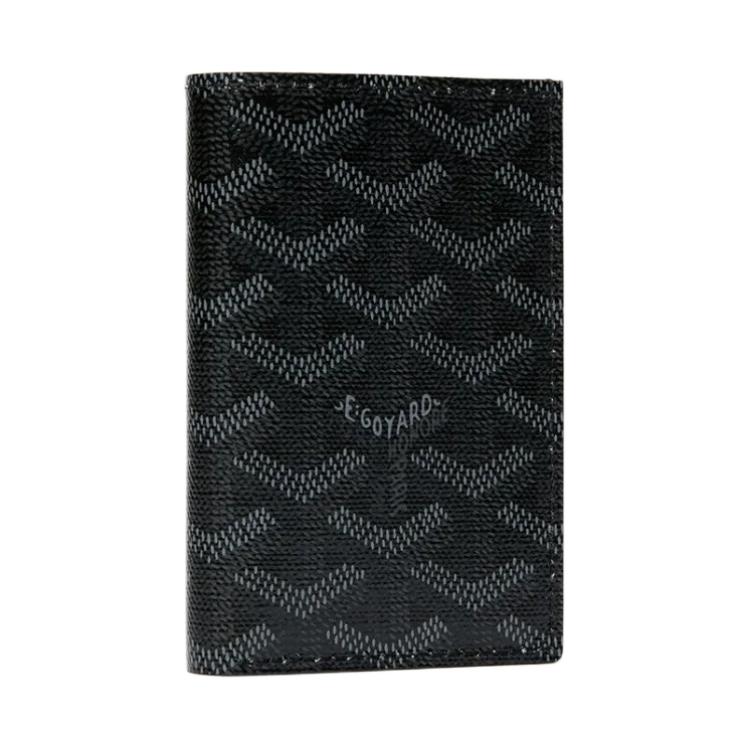 GOYARD Saint Pierre Canvas Card Holder Unisex Pitch Black