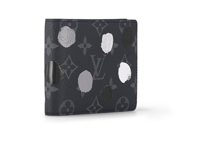 LOUIS VUITTON X Yayoi Kusama Multiple Wallet Monogram Eclipse Black/Silver