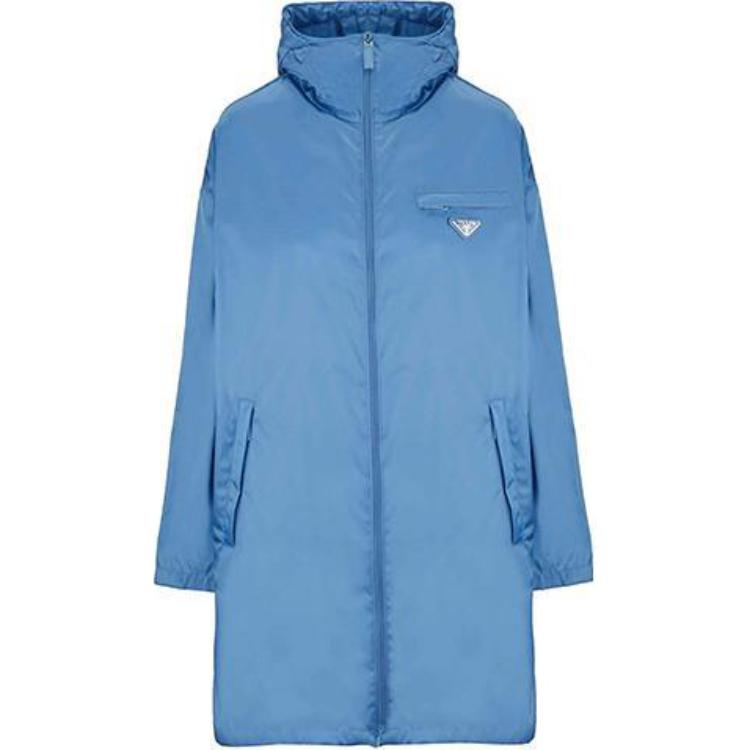 PRADA Coats Women's Blue