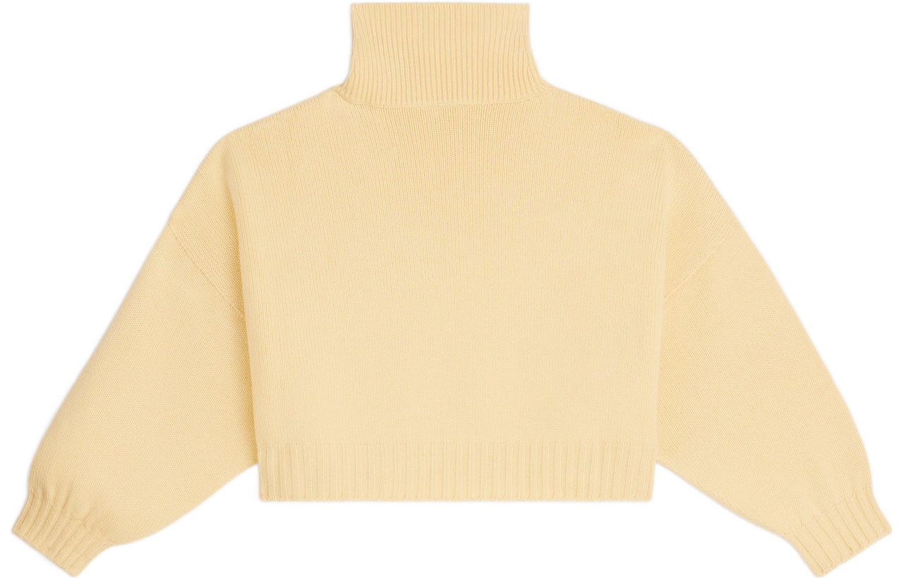 CELINE Cashmere Sweater Women's Light Yellow