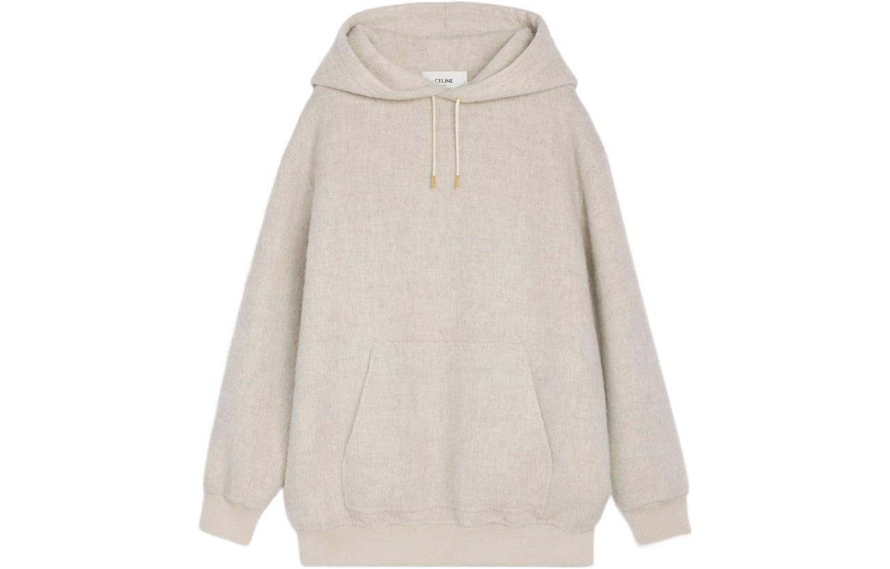 CELINE Drawstring Long Sleeved Hoodie