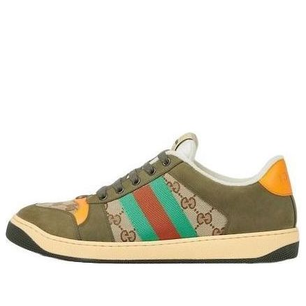 Gucci 25 Screener sneaker 'Beige Green' 838984-HVKI0-9750