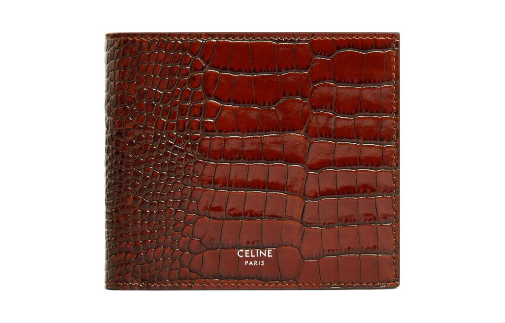 CELINE Calfskin Wallet Regular Men's Brown