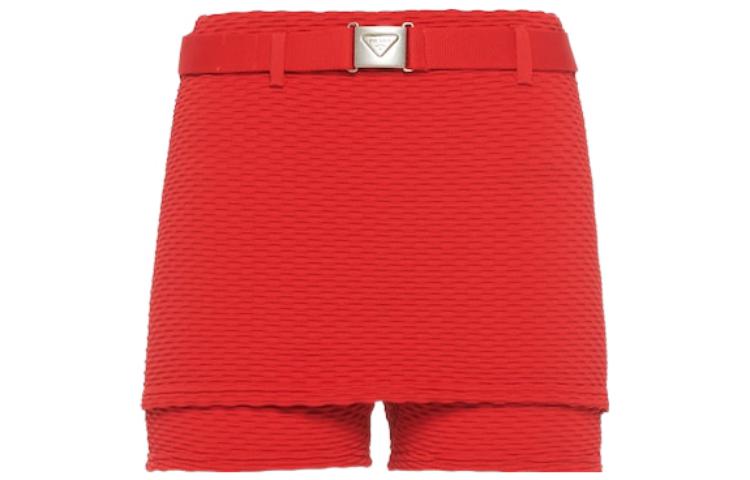 PRADA Casual Shorts Women's Red