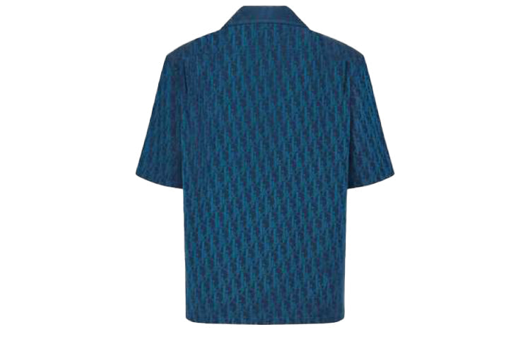 DIOR Oblique Jacquard Short Sleeve Shirt