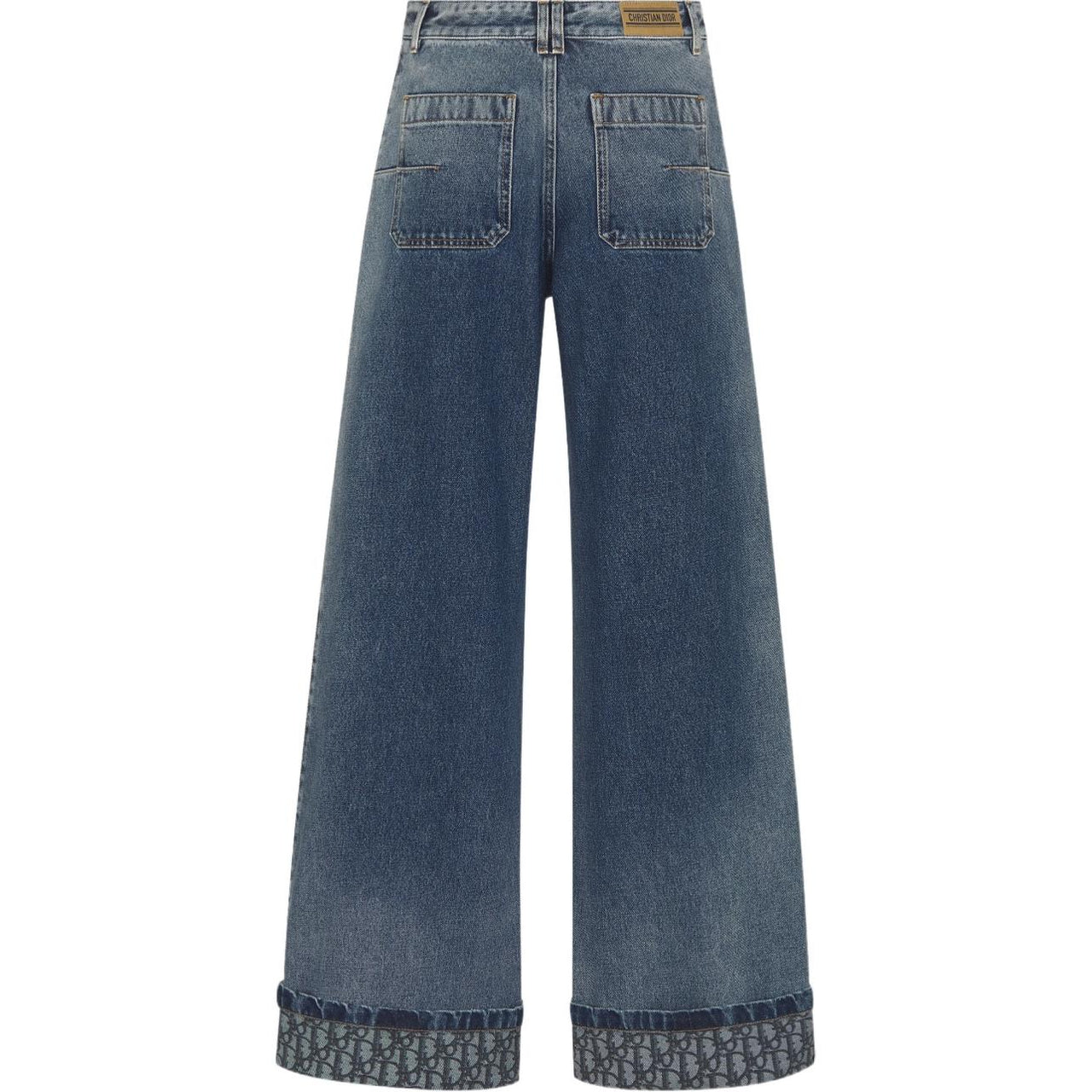 DIOR FW24 Flared Jeans Jeans Women's Blue