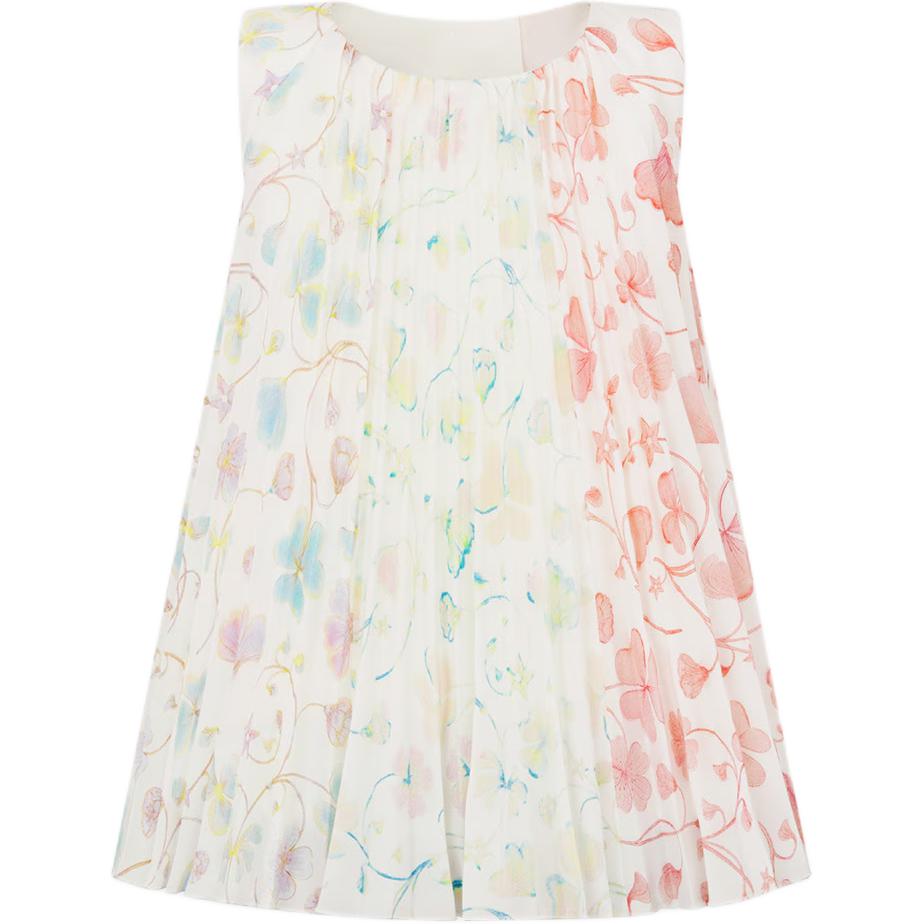 DIOR Baby Dress Kids' Apparel Flared Dress Beige Baby