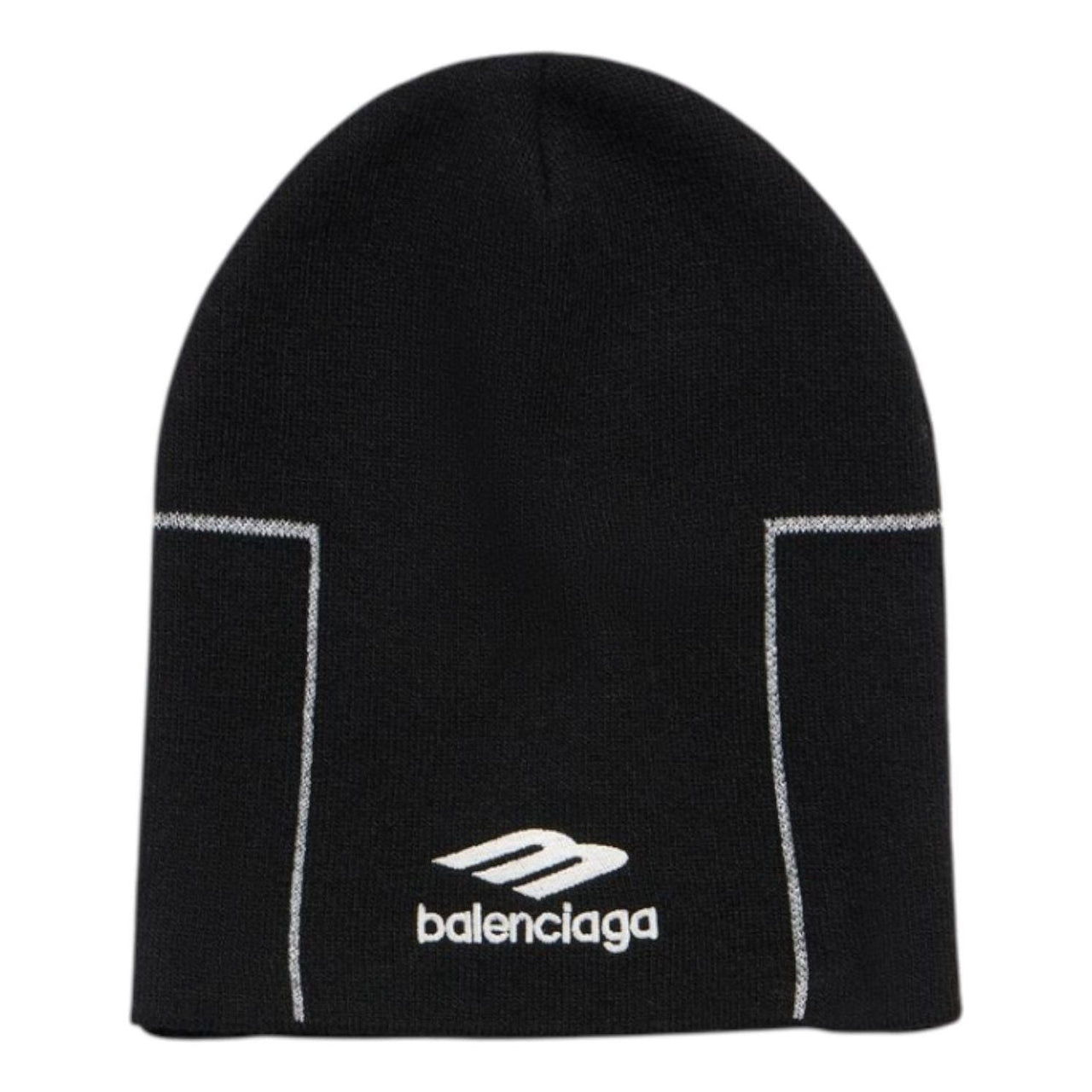 Balenciaga 3B Sports Icon Sporty Beanie 'Black Anthracite' 857096T17681070