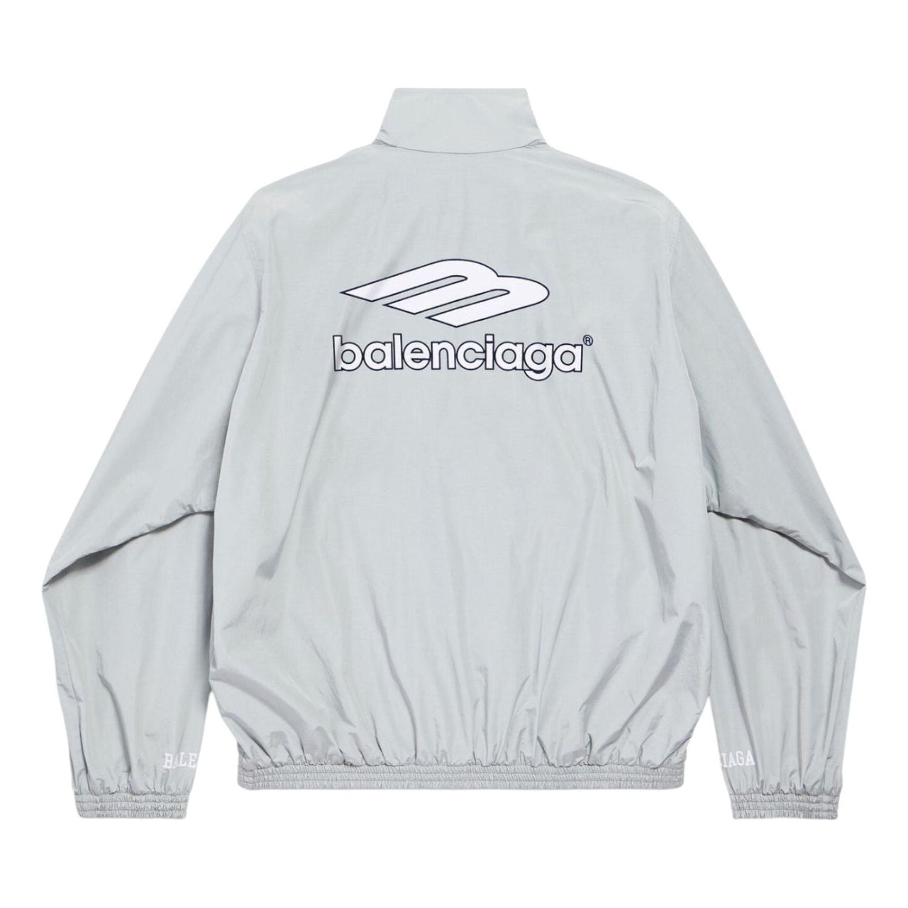 Balenciaga 3B Football Tracksuit Jacket 'New Grey' 857734TPQ381800