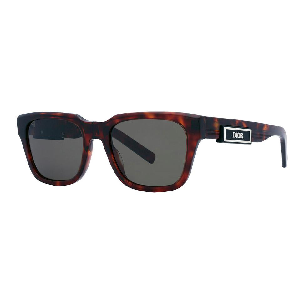 DIOR Acetate Square Sunglasses Men's Tortoiseshell