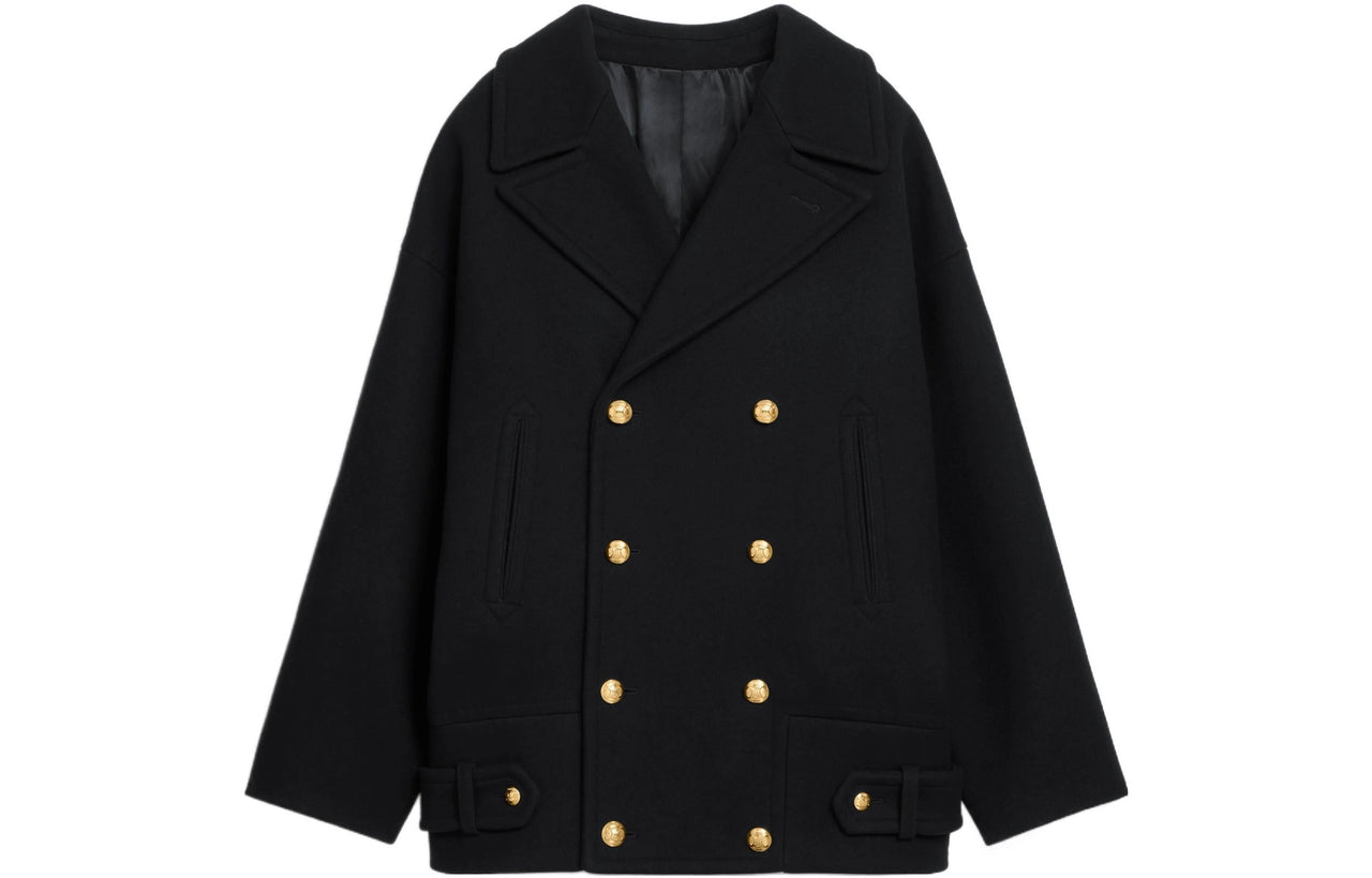 CELINE Coats Women's Black