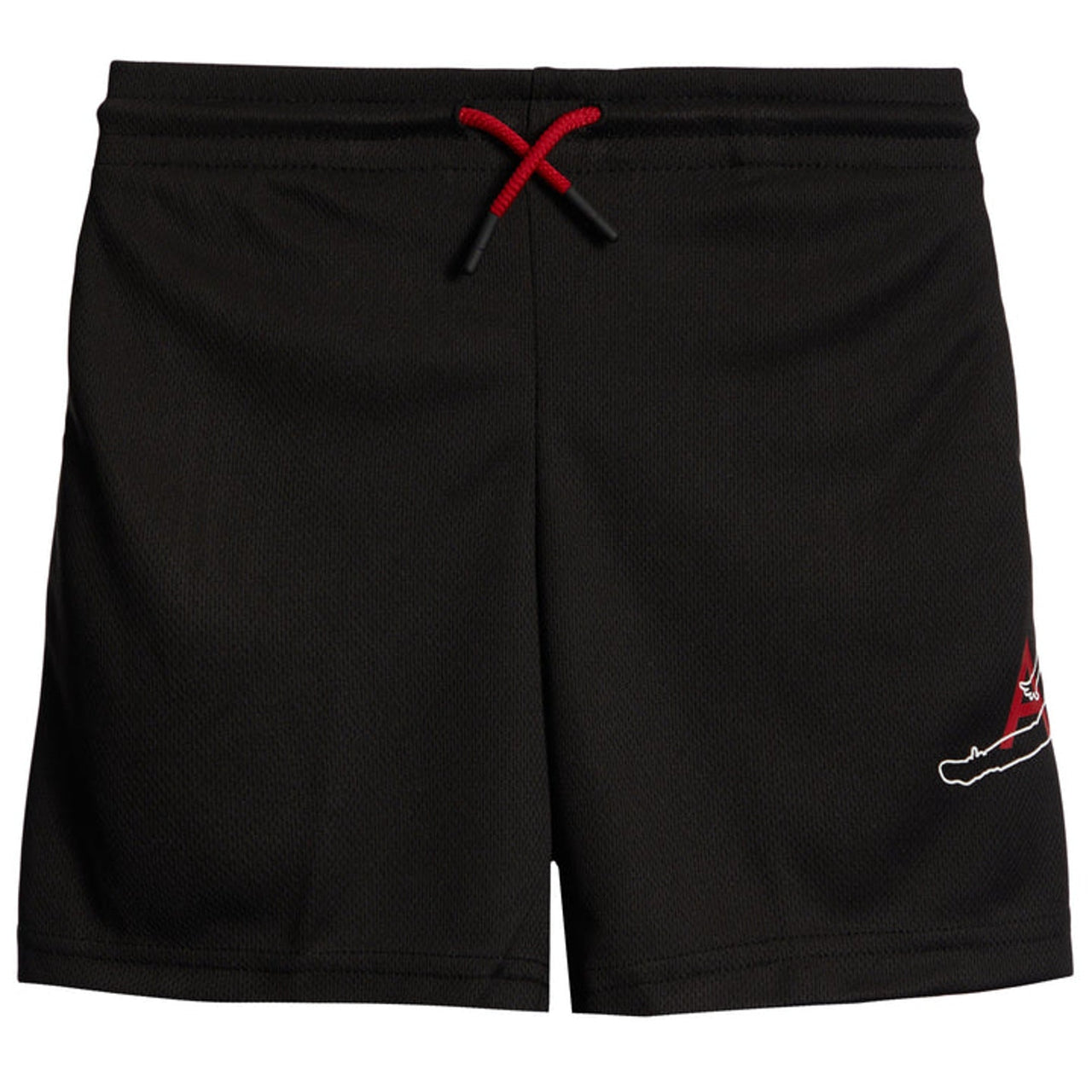 (GS) Air Jordan Jumpman Big Air Mesh Shorts 'Black Red' 85B219-023