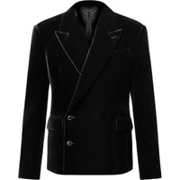 LOUIS VUITTON Double-Breasted VeLVet Jacket