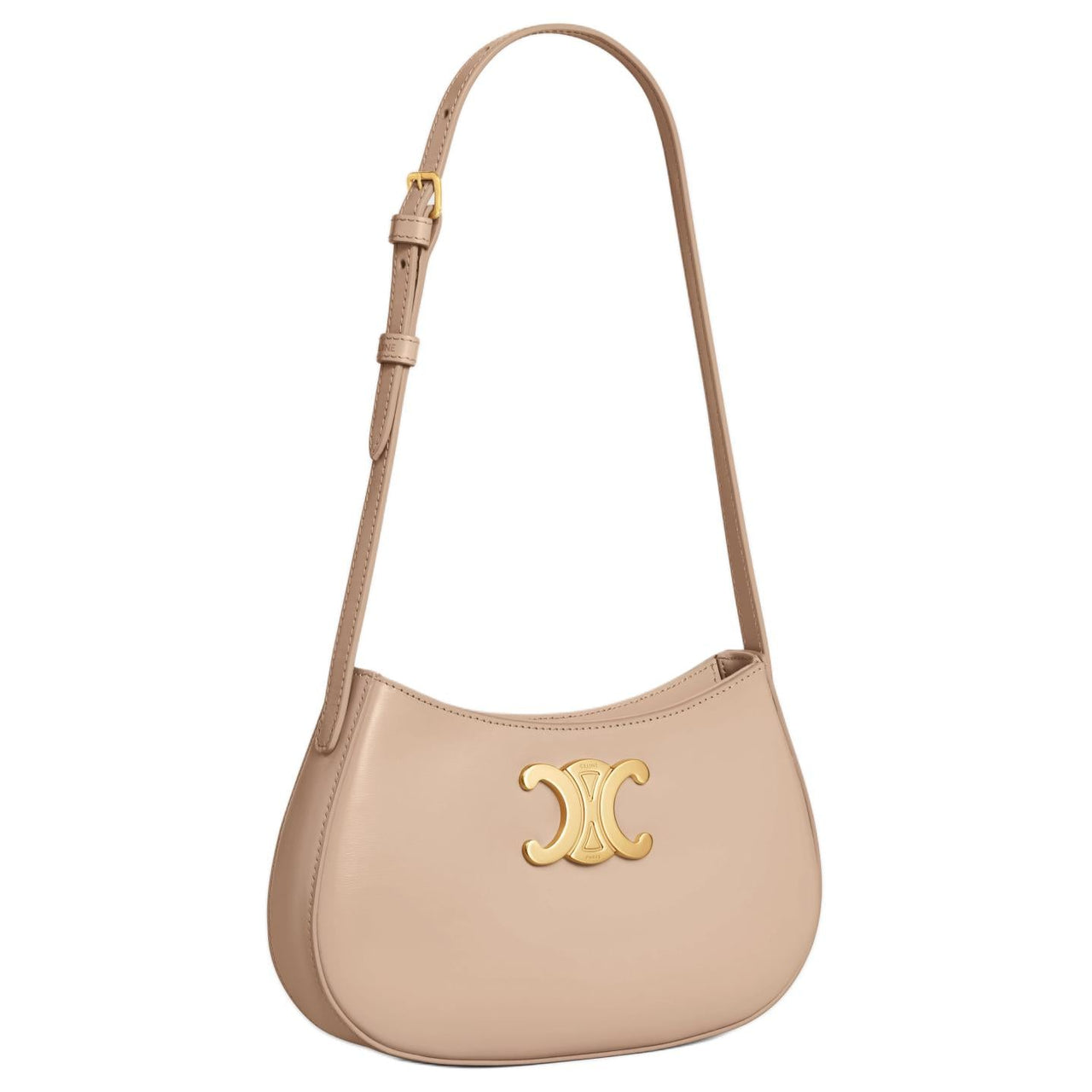 CELINE Cow Leather Handbag, Shoulder Bag Women's Hunt Set Color