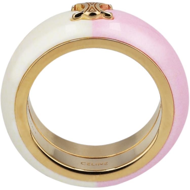 CELINE Brass Bangles Women's Multicolor