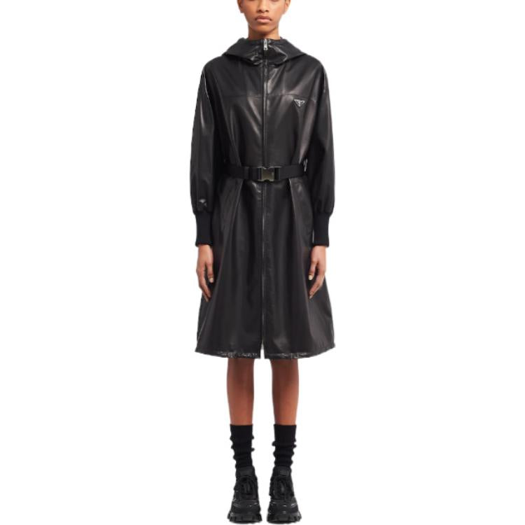 PRADA Coats Women's Black