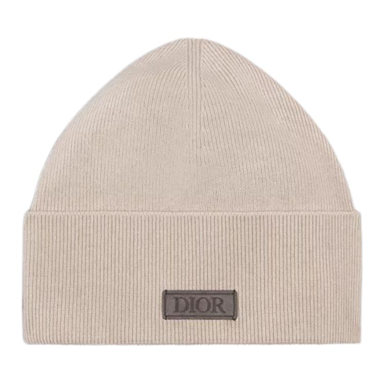 DIOR Cashmere Beanies Men's Beige