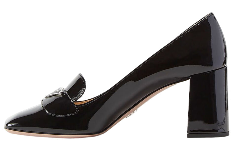 PRADA Chunky Heel High Heels Women's Black