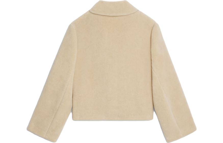 CELINE FW23 Coat Women's Beige Yellow
