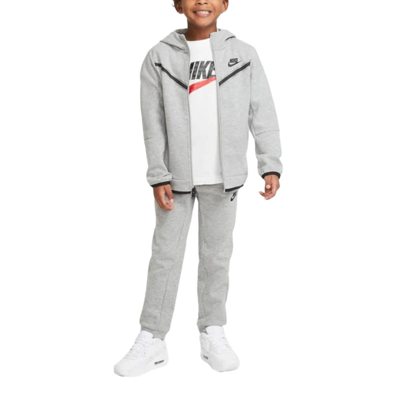 (PS) Nike Tech Fleece Full Zip Hoodie Set 'Dark Grey Heather' 86H052-042