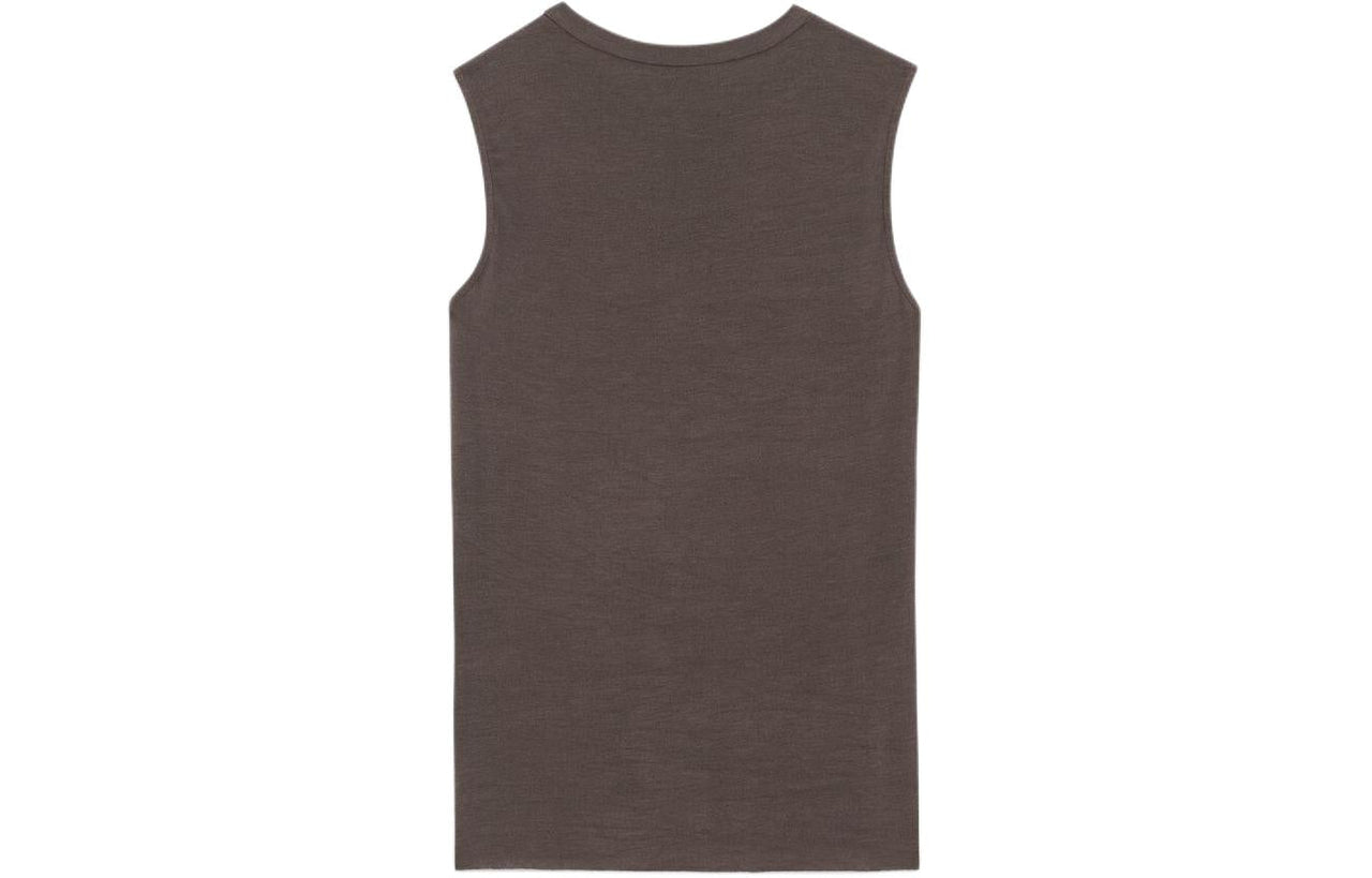 SAINT LAURENT Crewneck Sleeveless Tank Top