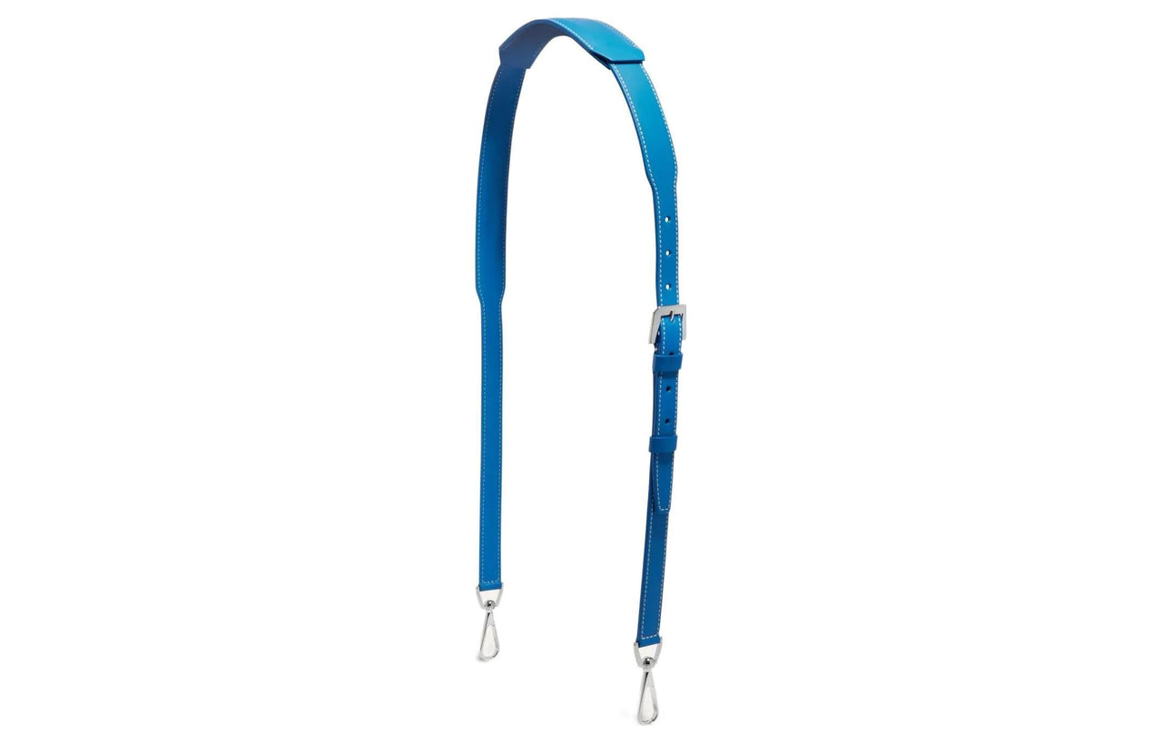 GOYARD Leather Bag Straps Medium Size Unisex Blue