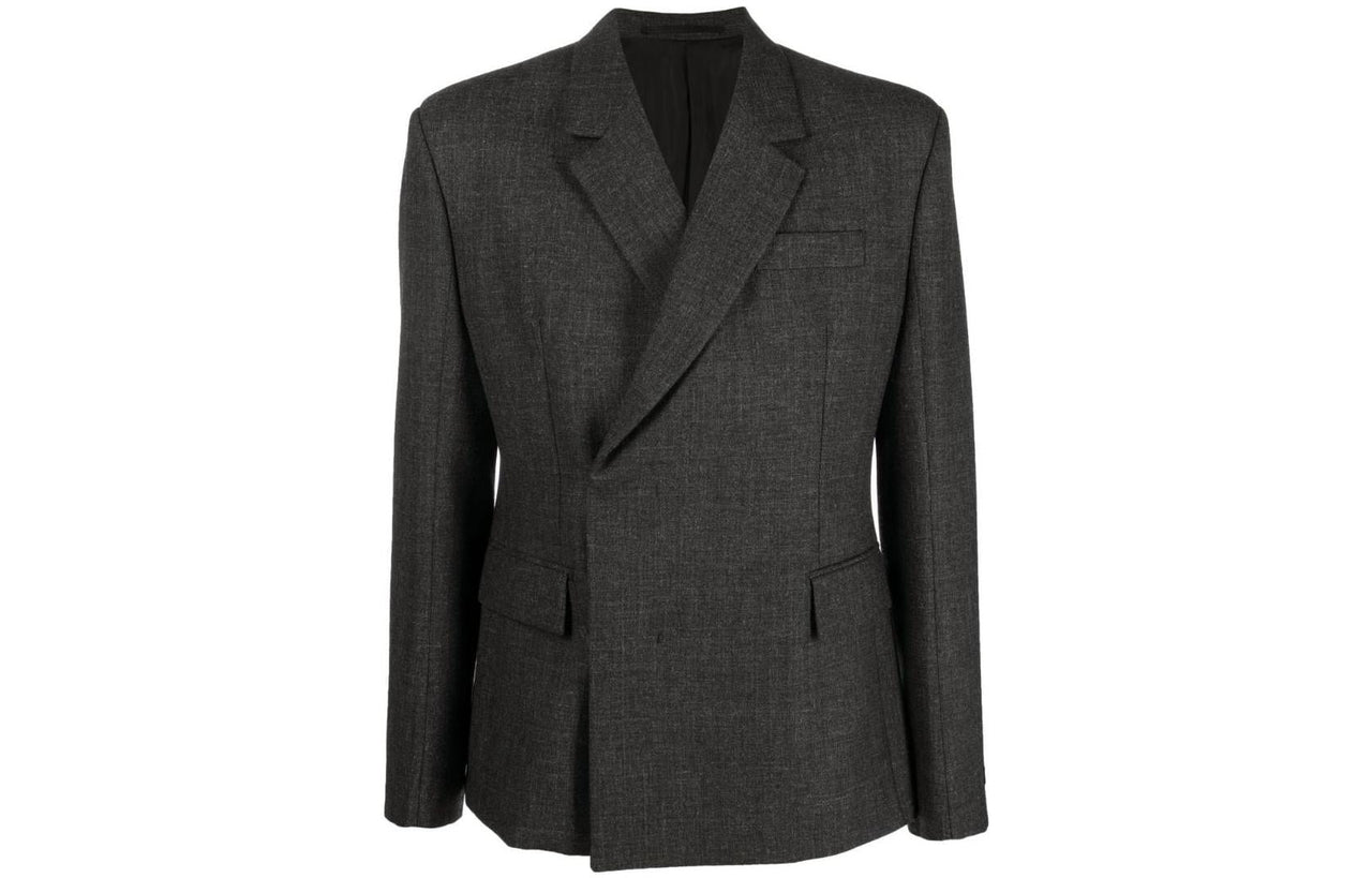 PRADA Double Breasted Long Sleeved Blazer