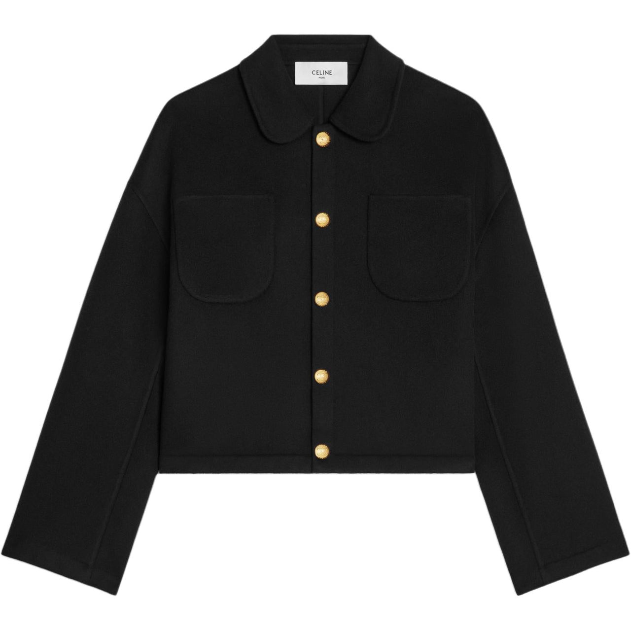 CELINE Cardigan Jacket In Double Faced Cashmere