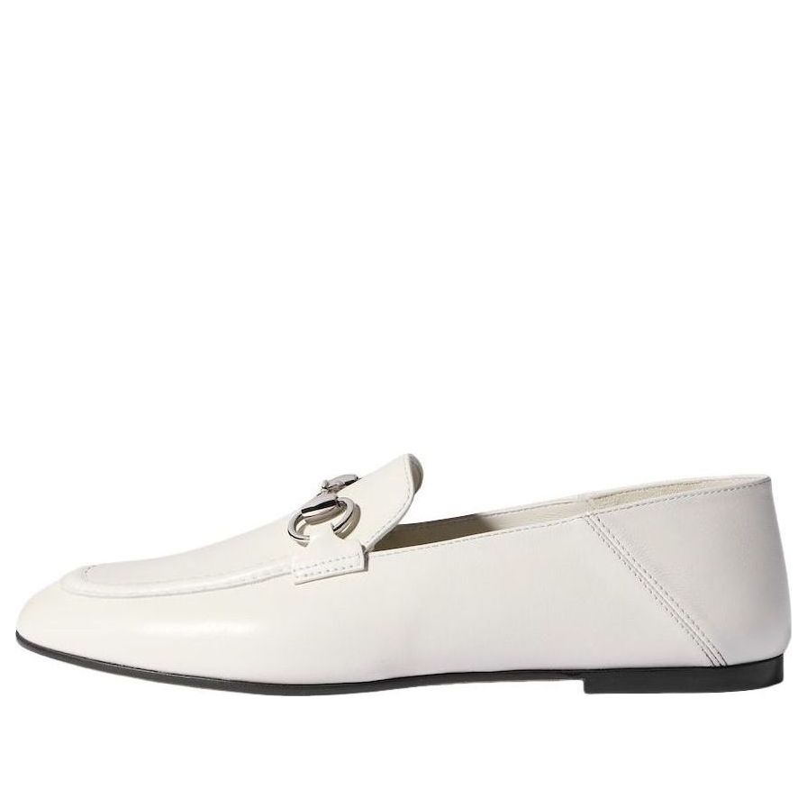 (WMNS) Gucci Jordaan Soft Loafer 'White' 875158-AAFQB-9214