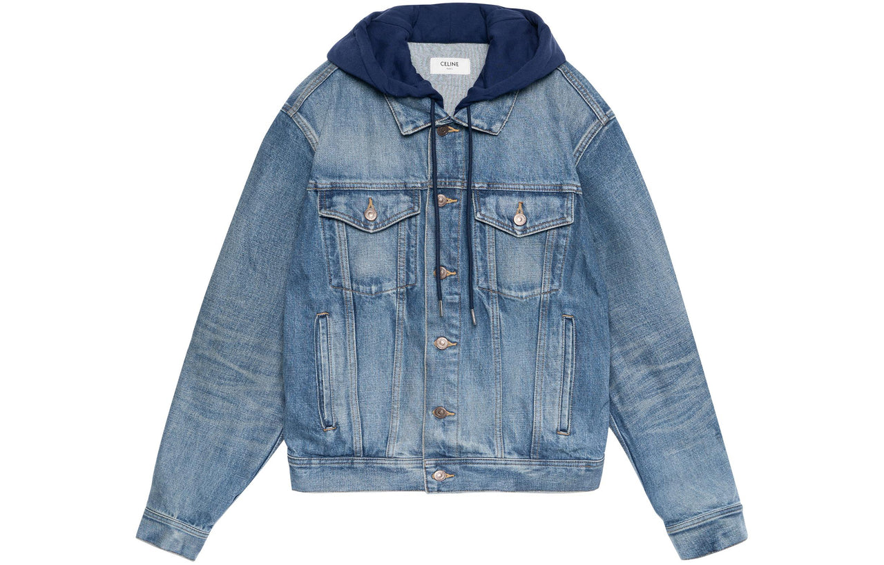 CELINE FW22 Denim Jacket Men's Denim Blue
