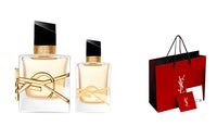 SAINT LAURENT Women's Intense Perfumes EDP 30ml+7.5ml YSL Red Shopping Bag
