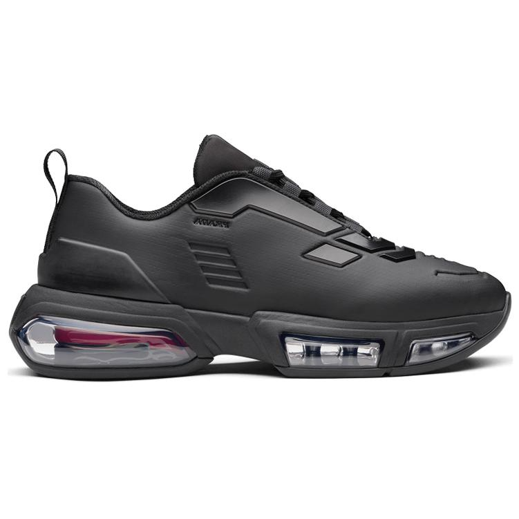 PRADA Collision Casual Shoes Women's Low-Top Black
