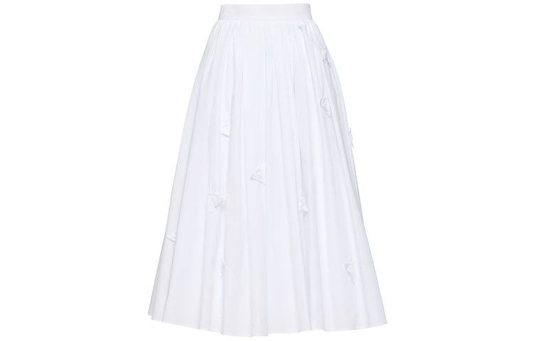 PRADA Casual Long Skirts Women's White