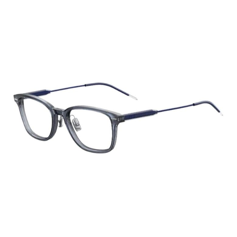 DIOR Acetate Rectangular Eyeglass Frames Men's Blue