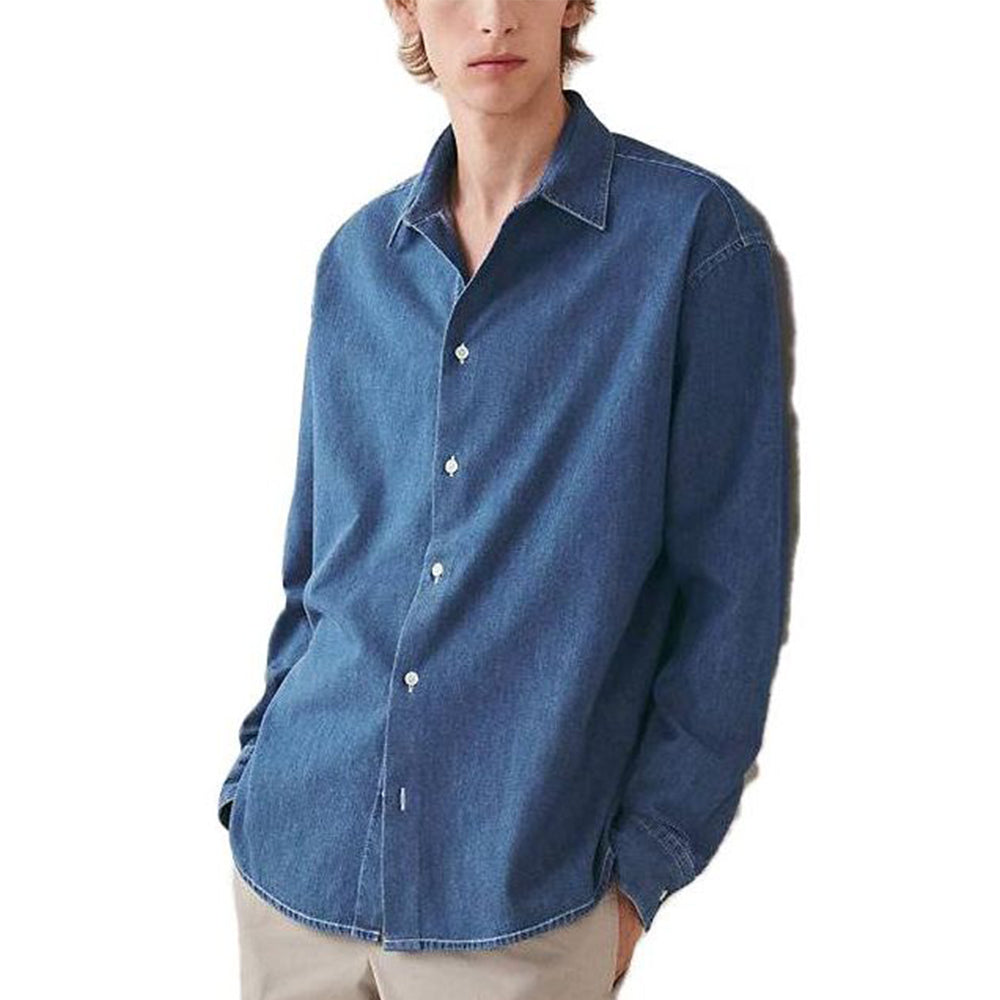 HERMES Denim Jackets Men Indigo