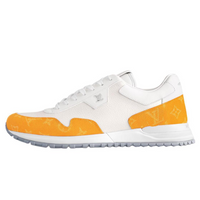 LOUIS VUITTON Run Away 2025 Spring Men's Collection Low-Top Casual Shoes Men's White Yellow