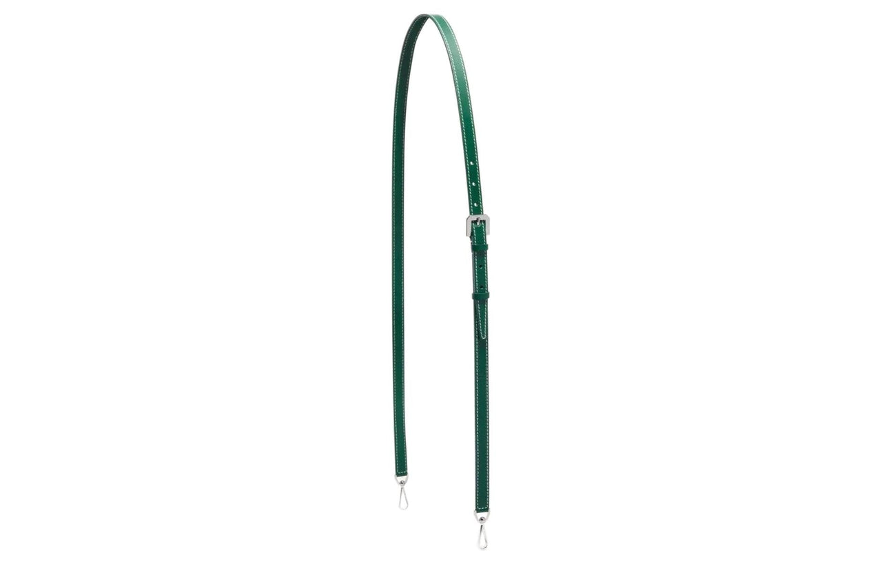 GOYARD Cow Leather Dog's Teeth Bag Straps Small Size Unisex Green