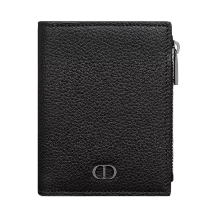 DIOR Calfskin Card Holder Regular Men's Black