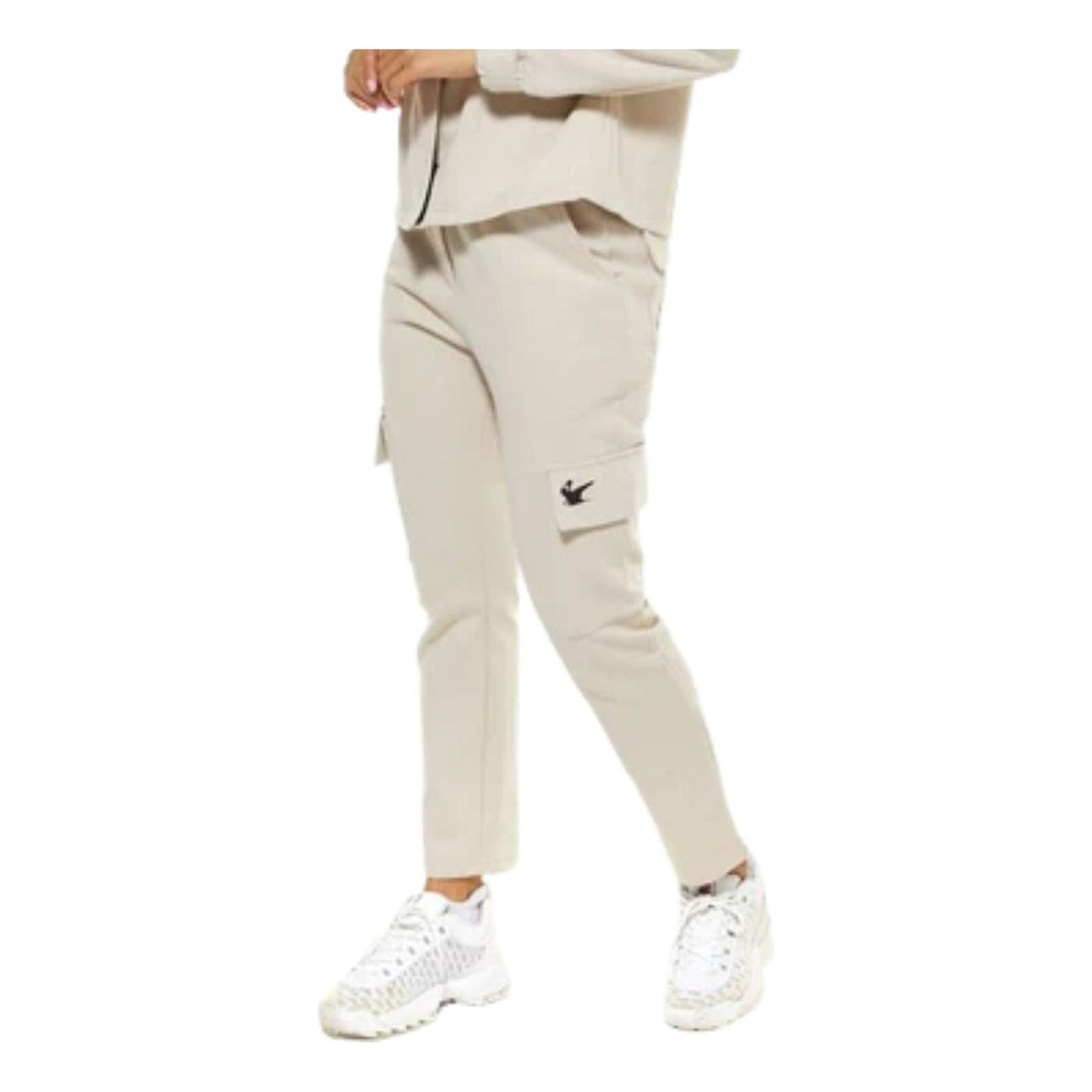 (WMNS) House of Cenmar Cargo-Pockets Pants 'Beige' HOC-BCP