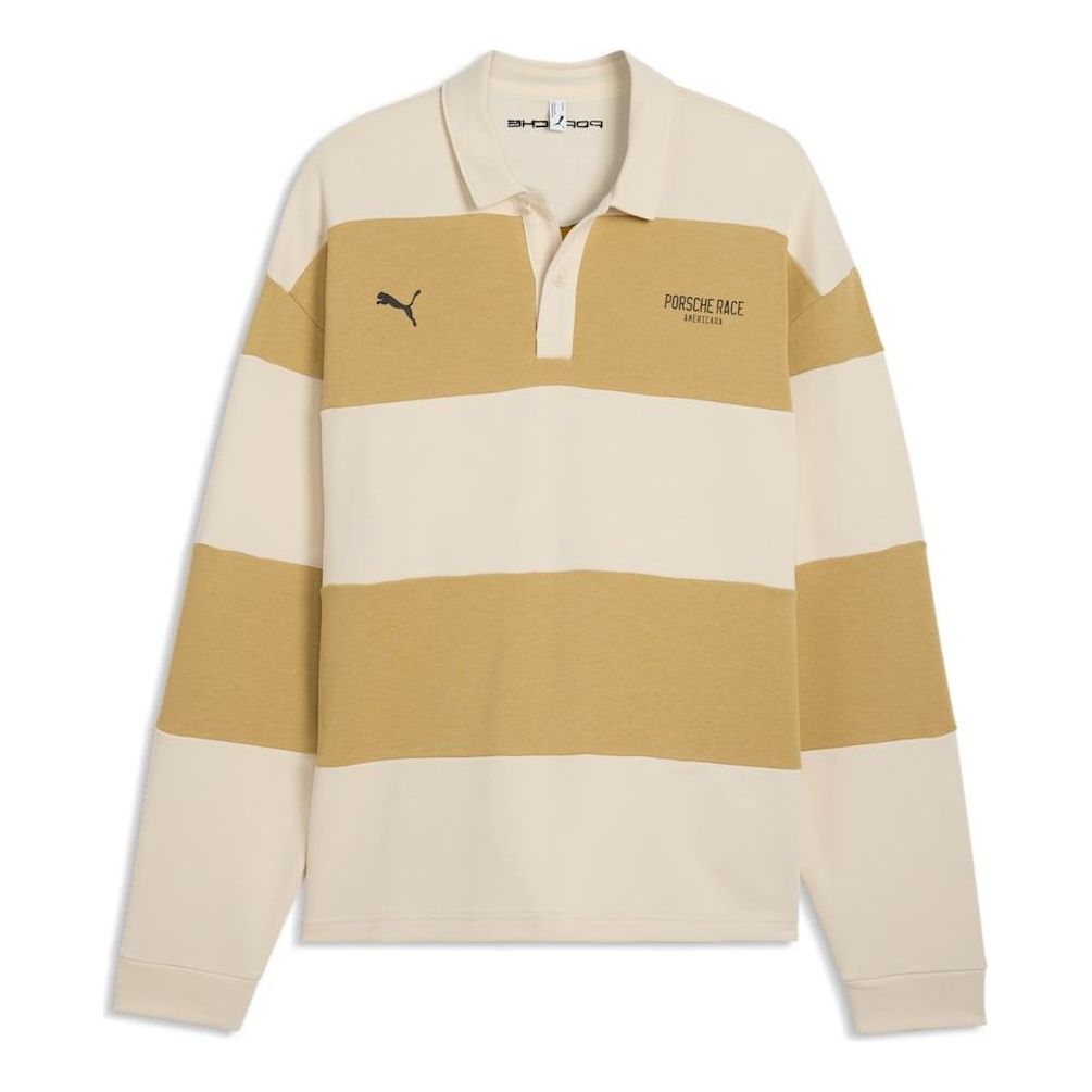PUMA x Porsche Legacy Long Sleeve Polo Shirt 'Coffee Milk' 634485-18