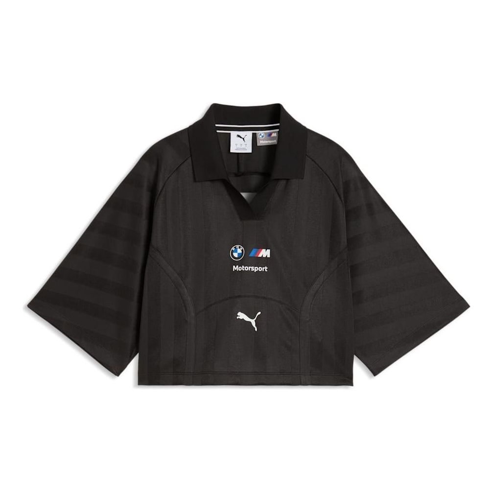 (WMNS) PUMA x BMW M Motosport Cropped Polo 'PUMA Black' 634905-01