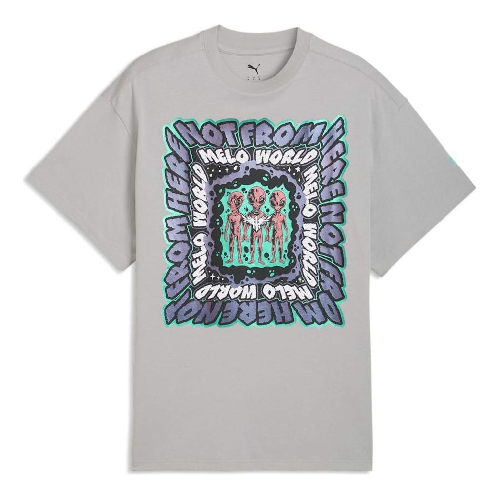 PUMA Melo World T-Shirt 'Gray Echo' 634606-02