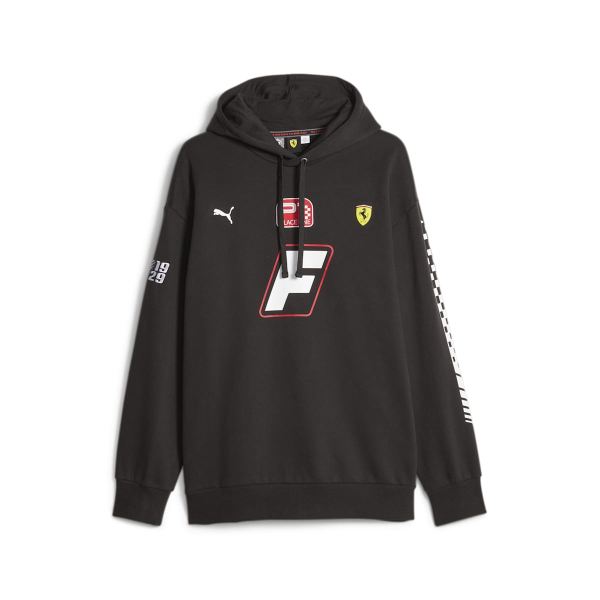 PUMA Scuderia Ferrari Race Garage Crew Hoodie 'Black' 621119-01