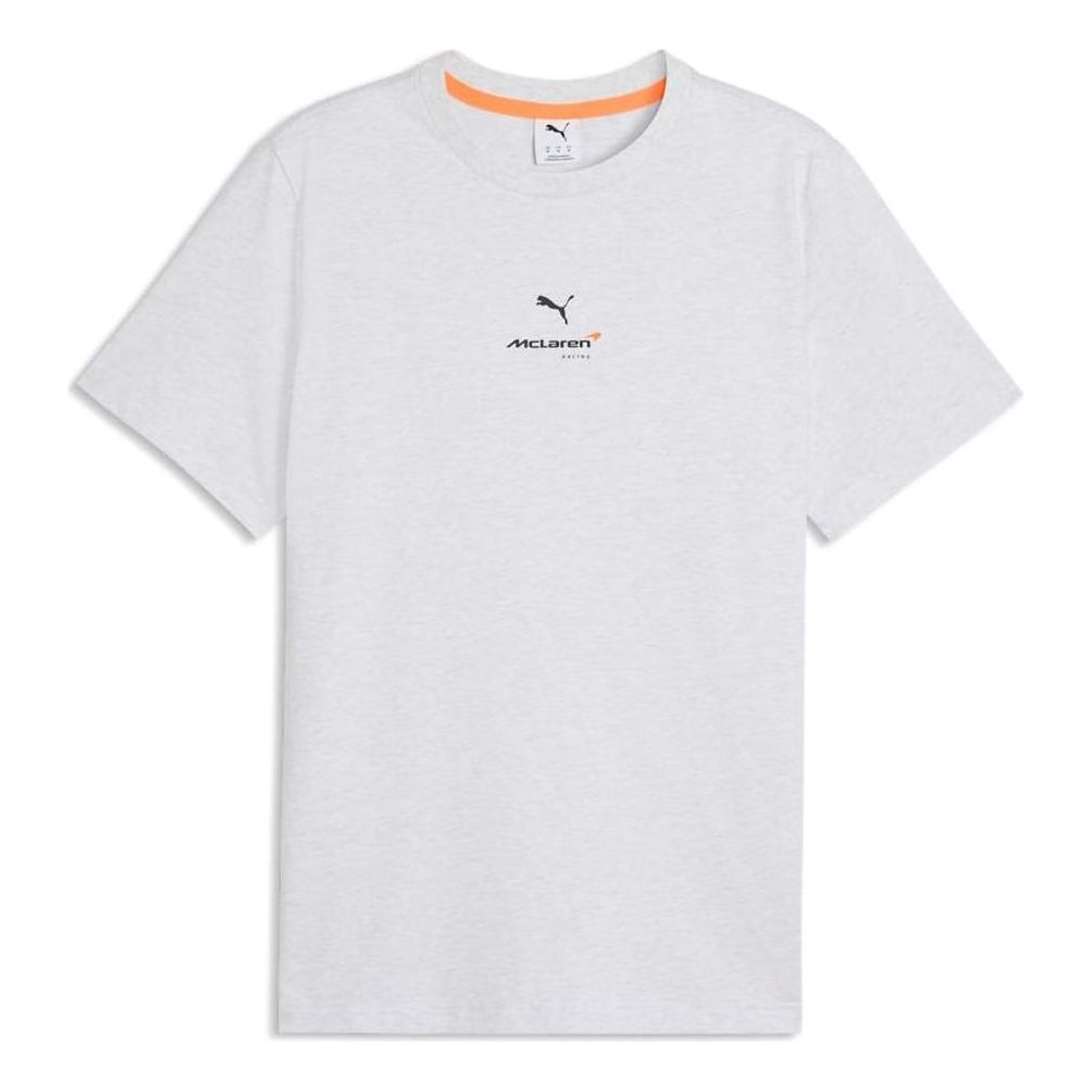 PUMA x McLAREN RACING Logo T-Shirt 'White Glow Heather' 637448-04