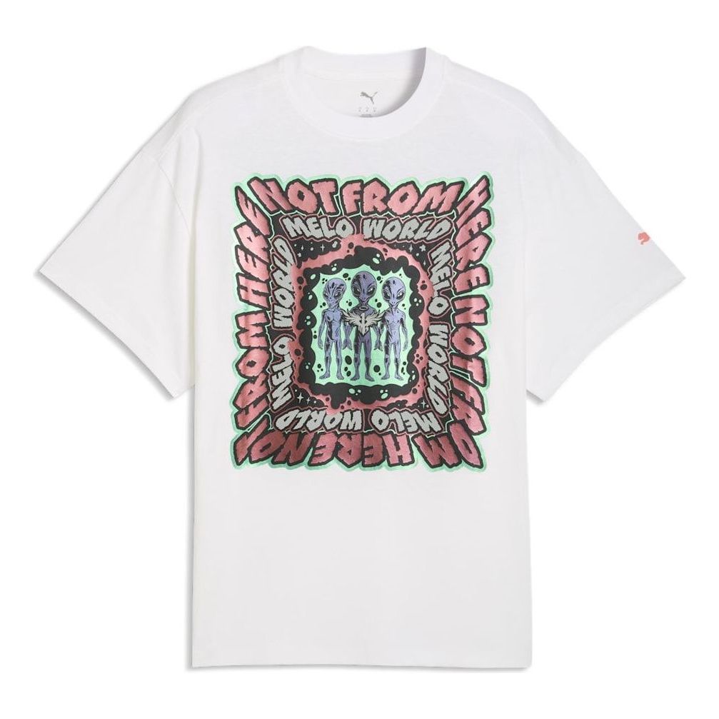 PUMA Melo World T-Shirt 'PUMA White' 634606-01