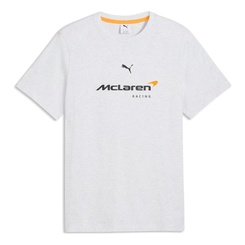 PUMA x McLAREN RACING Logo T-Shirt 'White Glow Heather' 637532-04